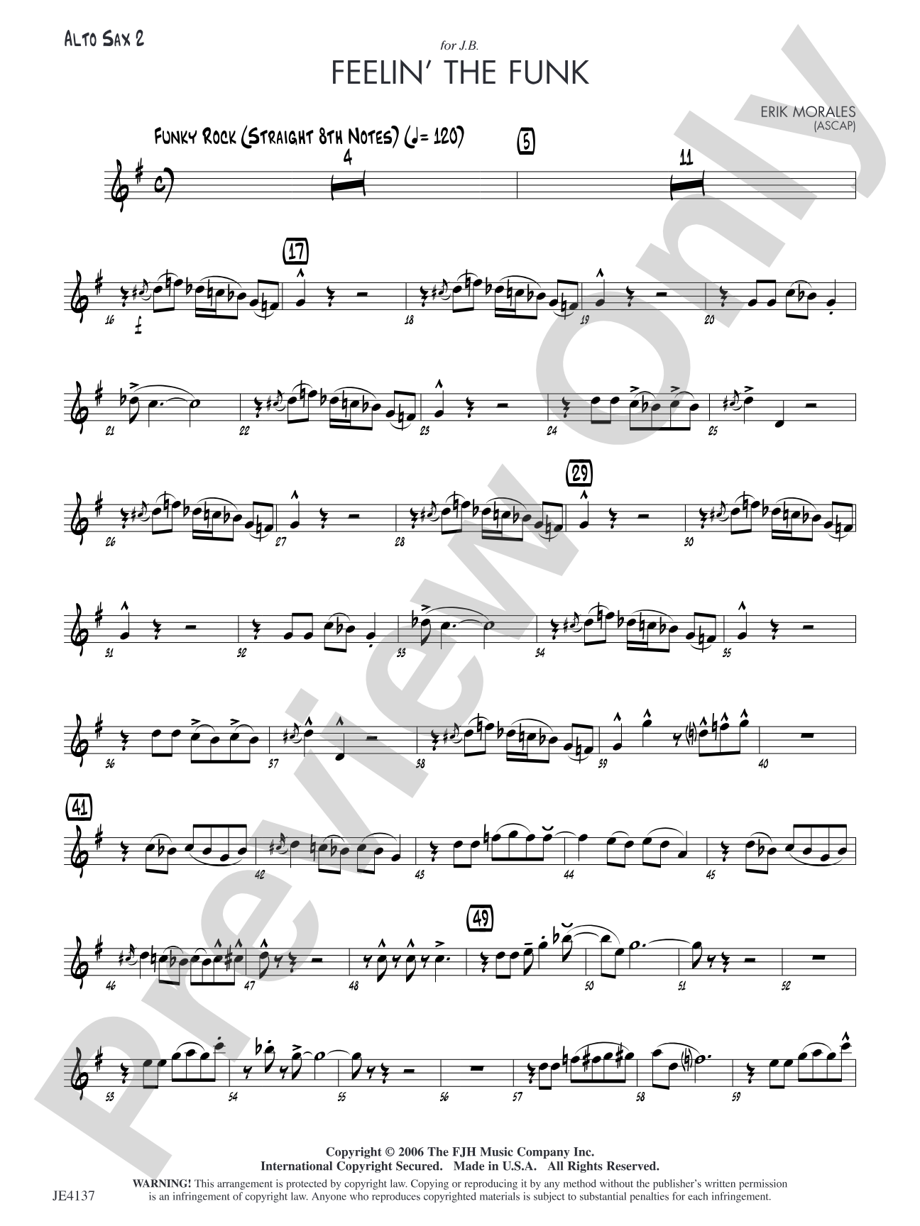Feelin' the Funk: Alto Sax 2