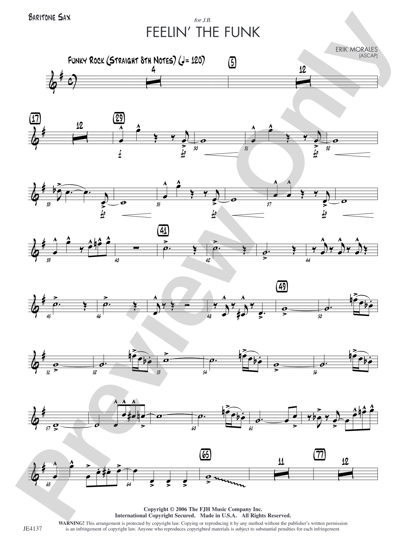 Feelin' the Funk: Baritone Sax