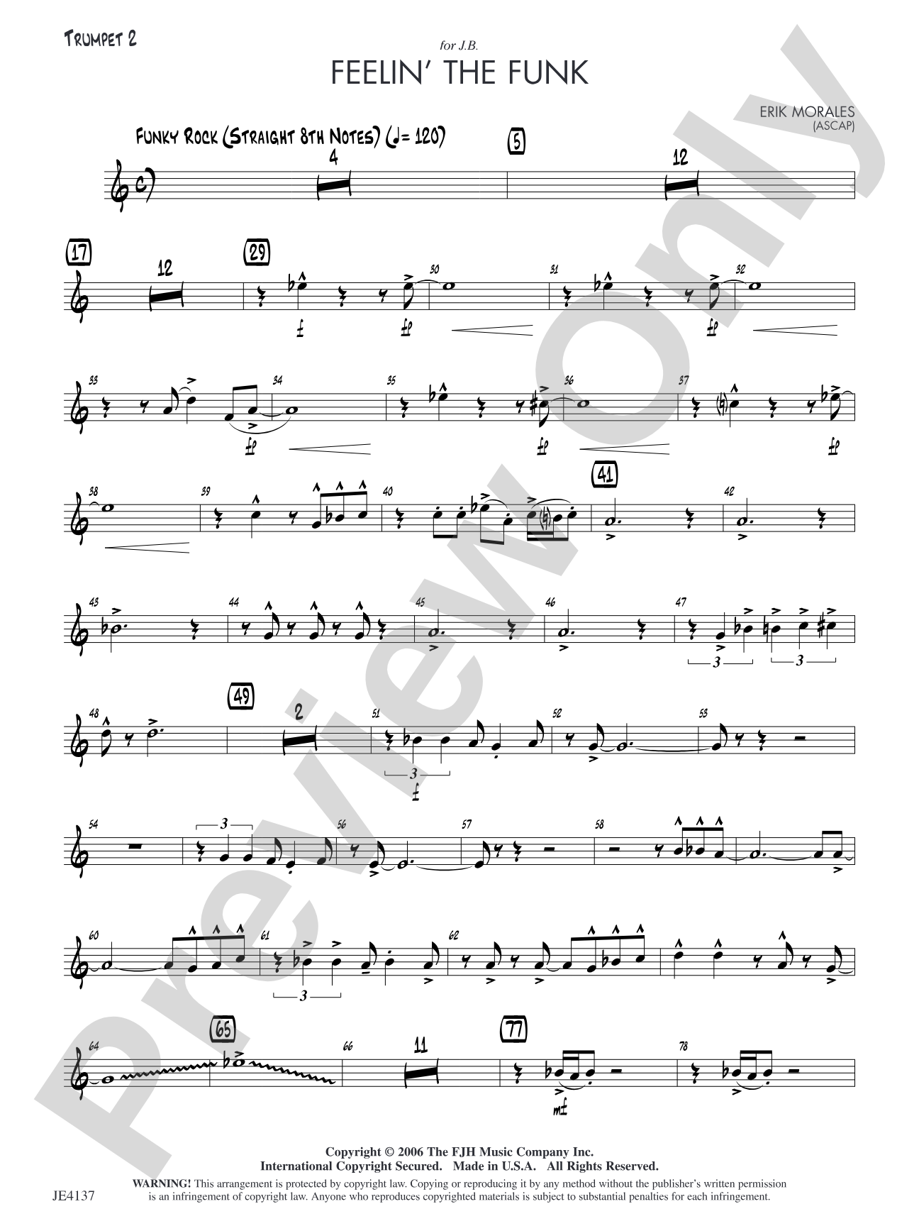 Feelin' the Funk: Trumpet 2