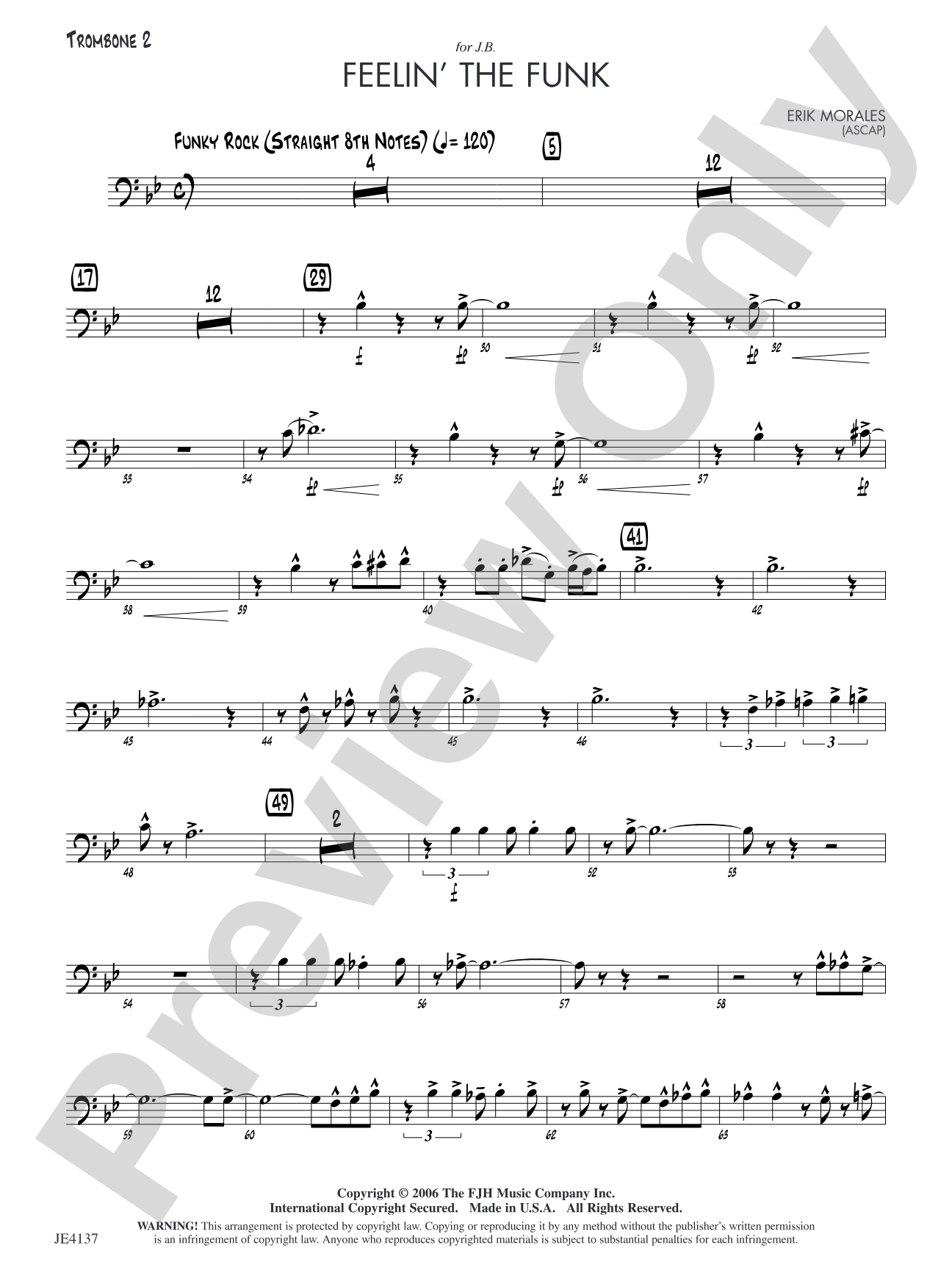Feelin' the Funk: Trombone 2