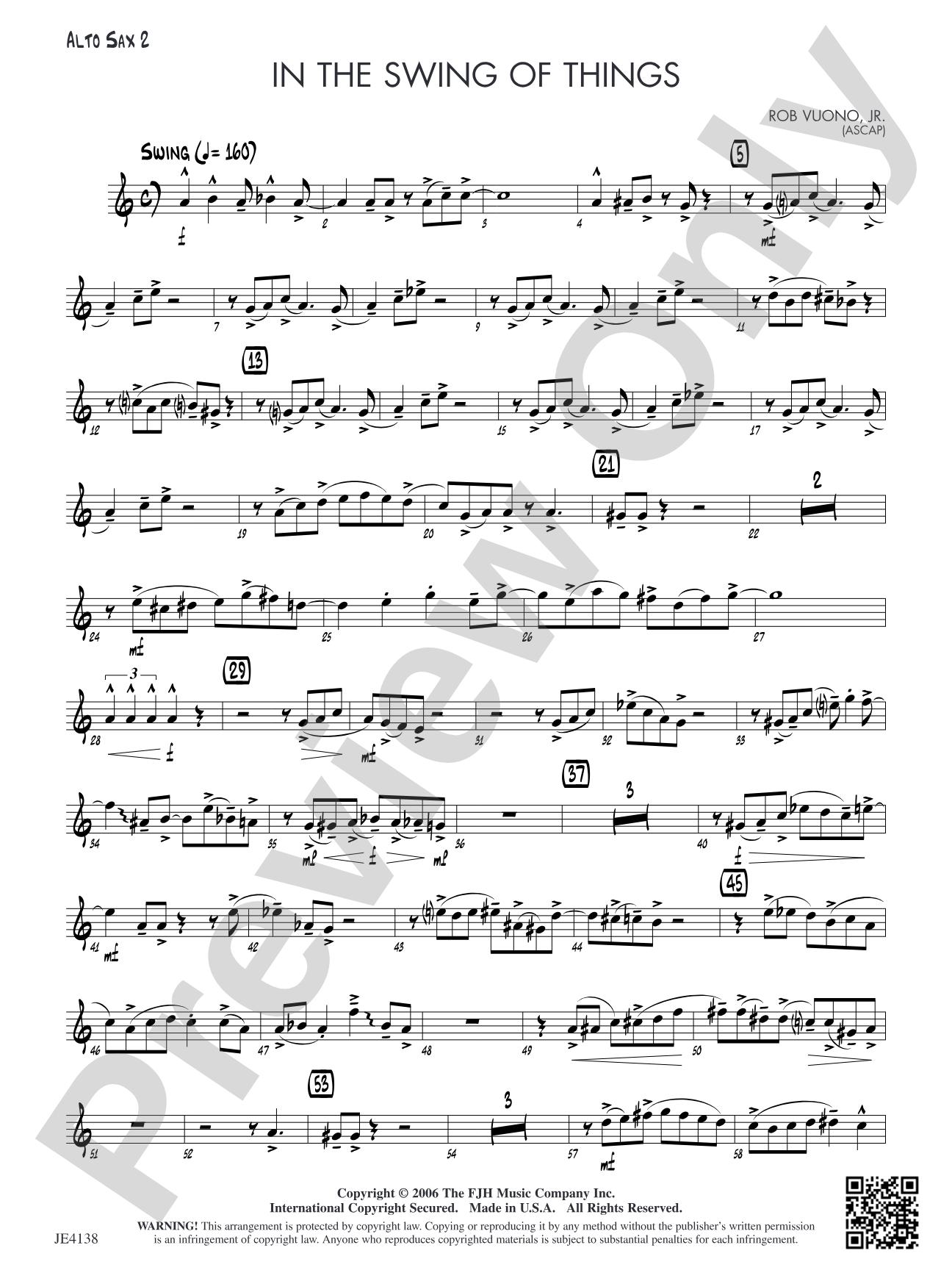 In the Swing of Things: Alto Sax 2