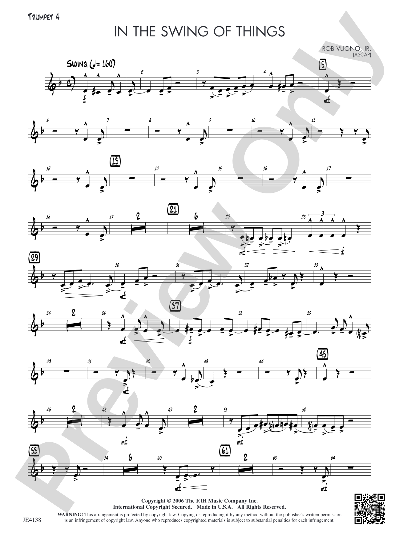 In the Swing of Things: Opt. Trumpet 4