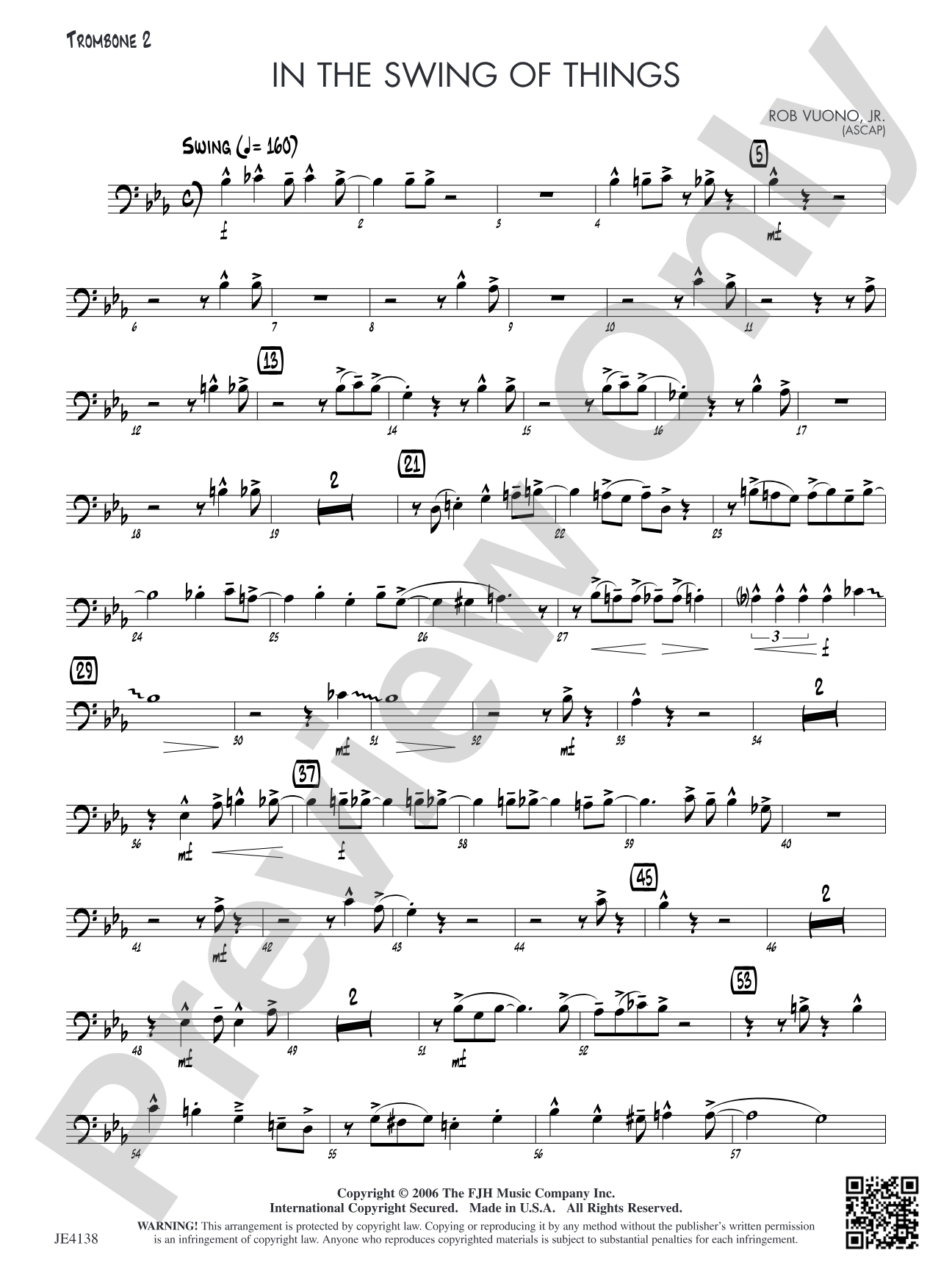 In the Swing of Things: Trombone 2