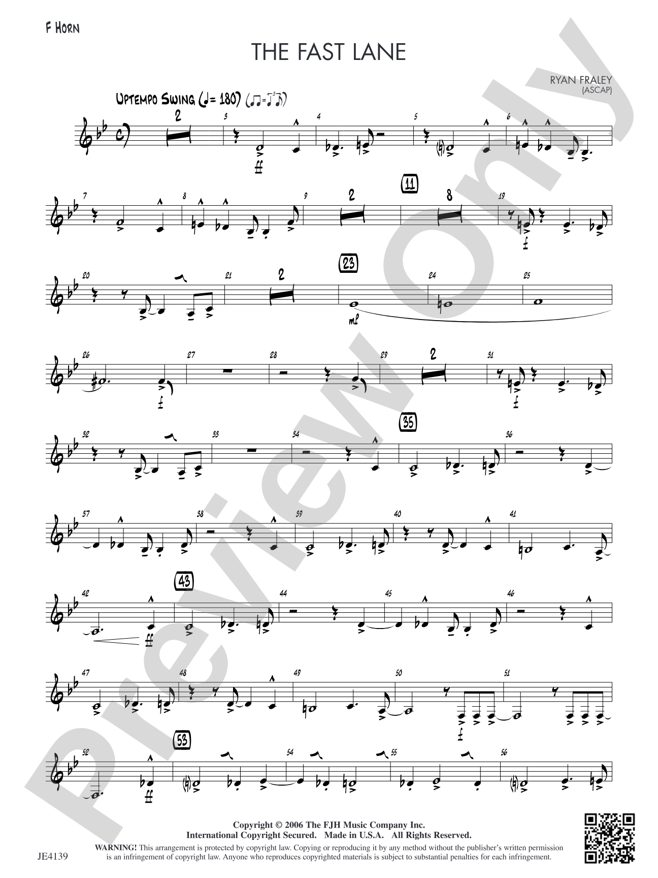 The Fast Lane: Alternate F Horn