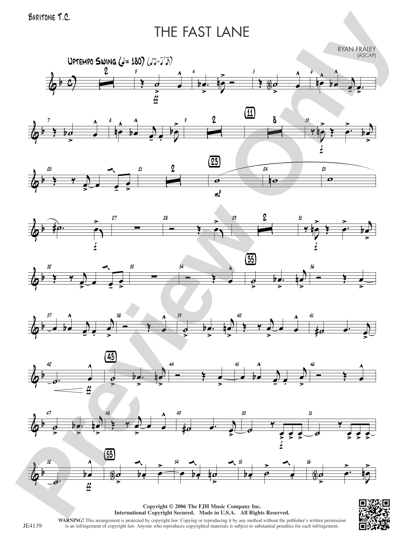 The Fast Lane: Alternate Baritone T.C.