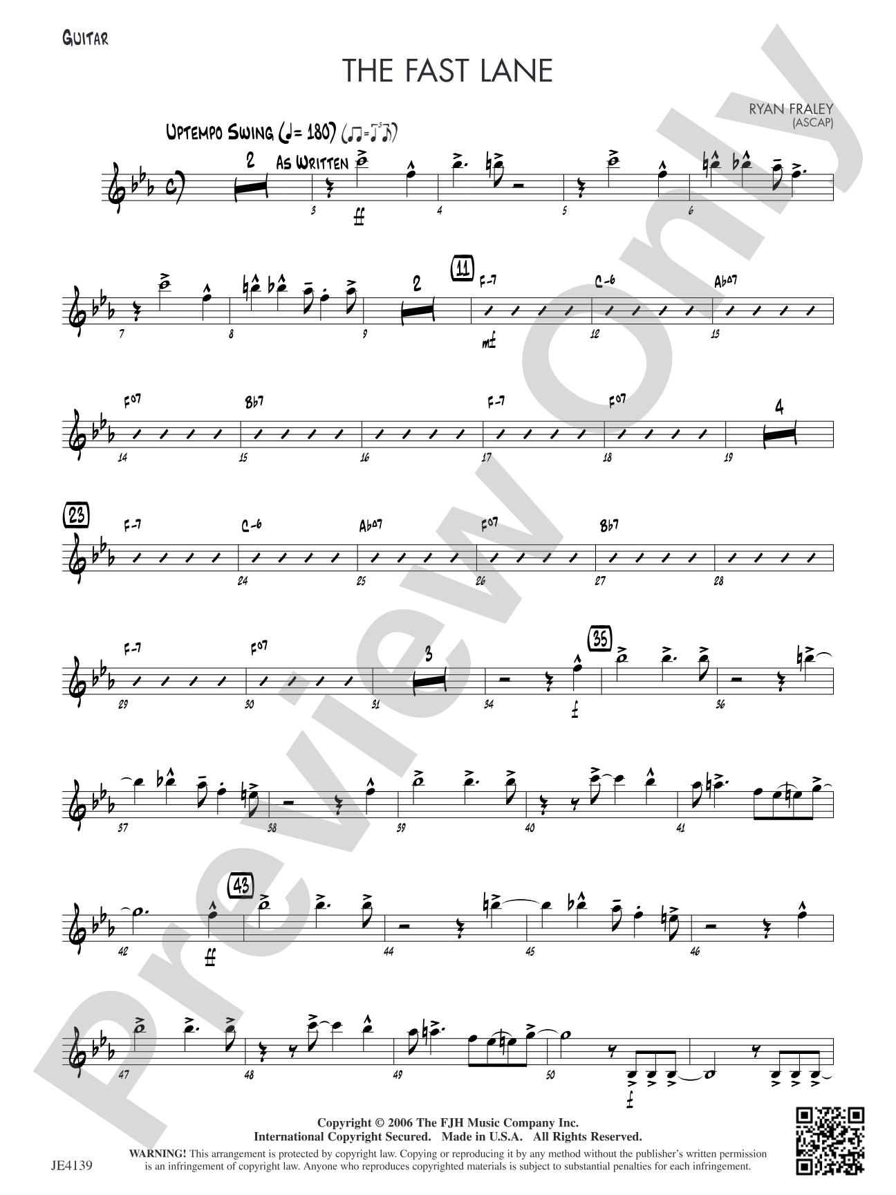 The Fast Lane: Guitar