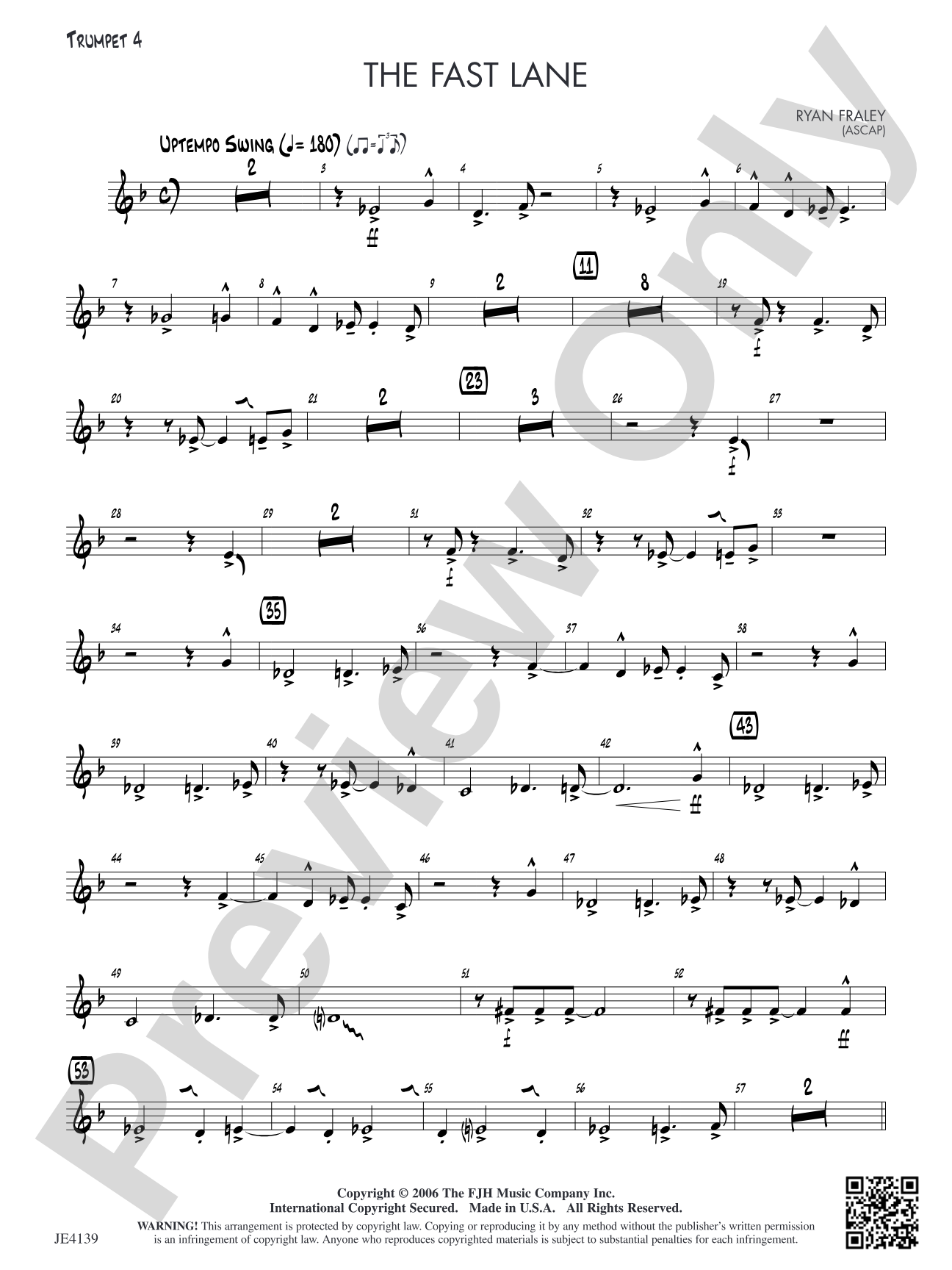 The Fast Lane: Opt. Trumpet 4