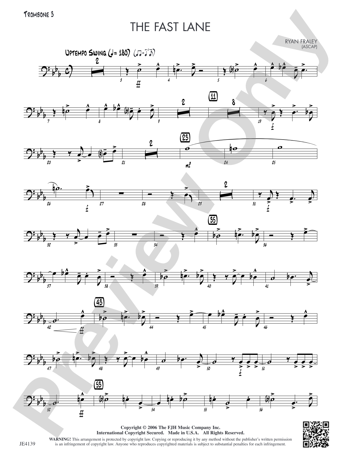 The Fast Lane: Opt. Trombone 3