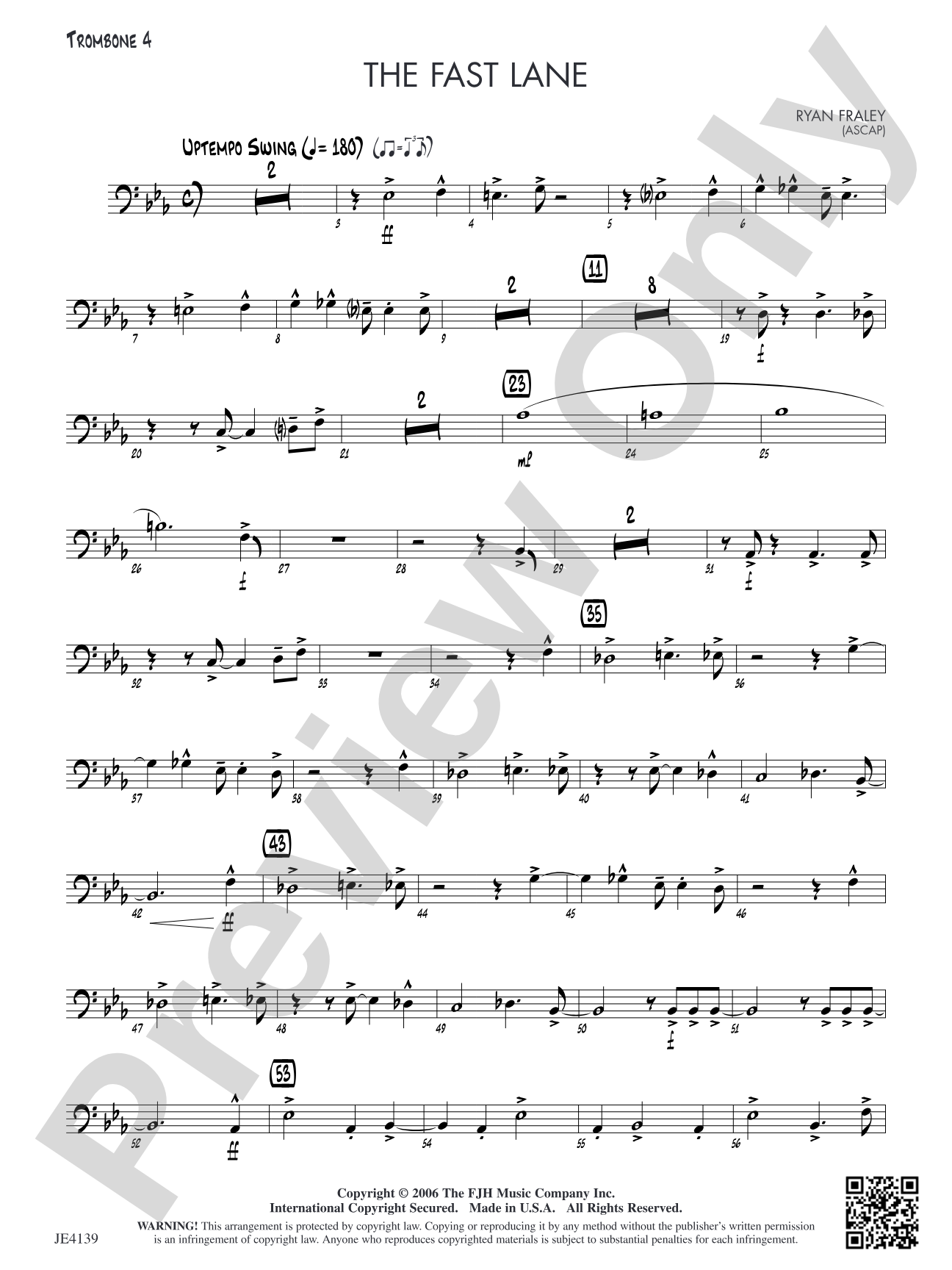 The Fast Lane: Opt. Trombone 4