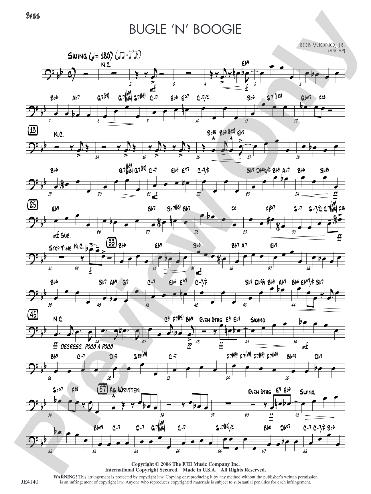 Bugle 'n' Boogie: Bass