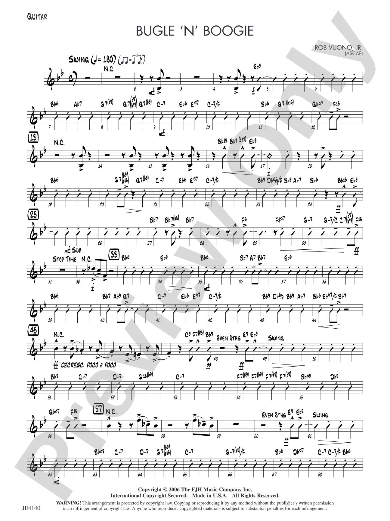 Bugle 'n' Boogie: Guitar