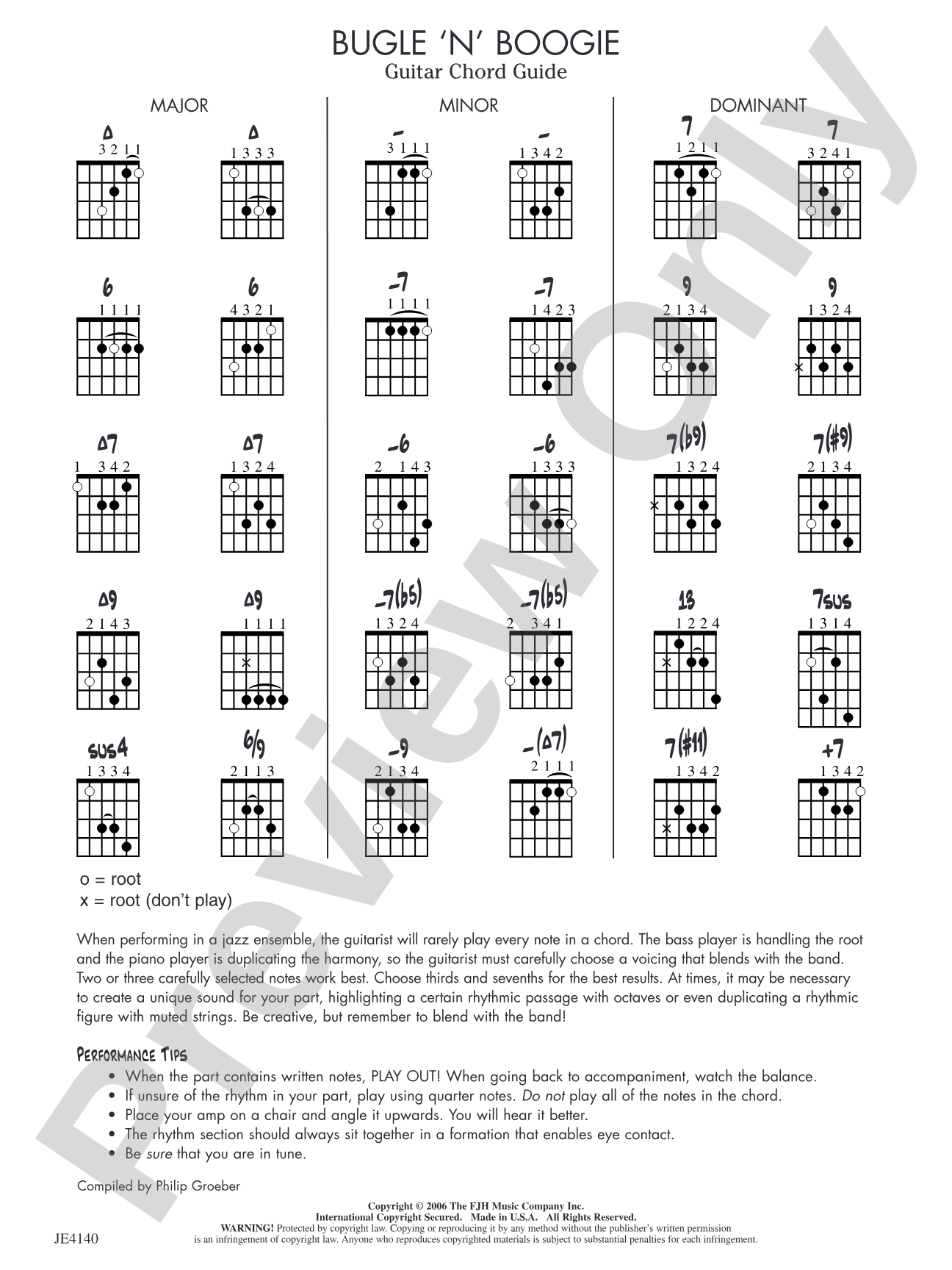 Bugle 'n' Boogie: Guitar Chord Guide