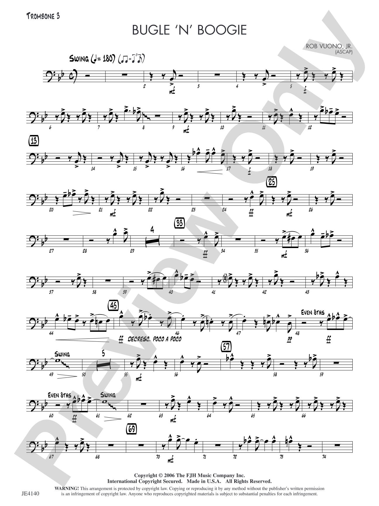 Bugle 'n' Boogie: Trombone 3