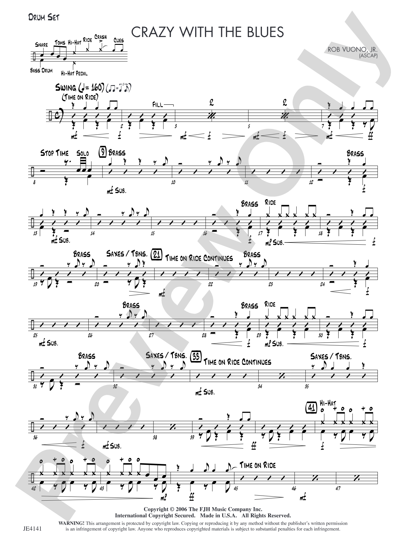 Crazy with the Blues: Drum Set