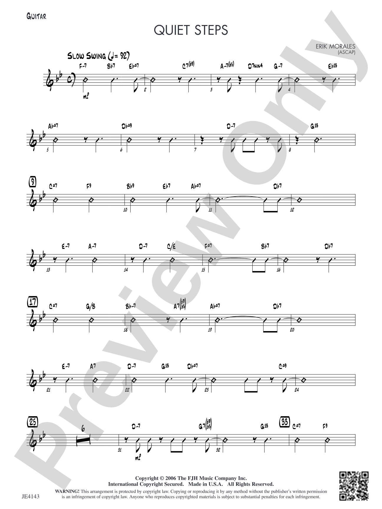 Quiet Steps: Guitar