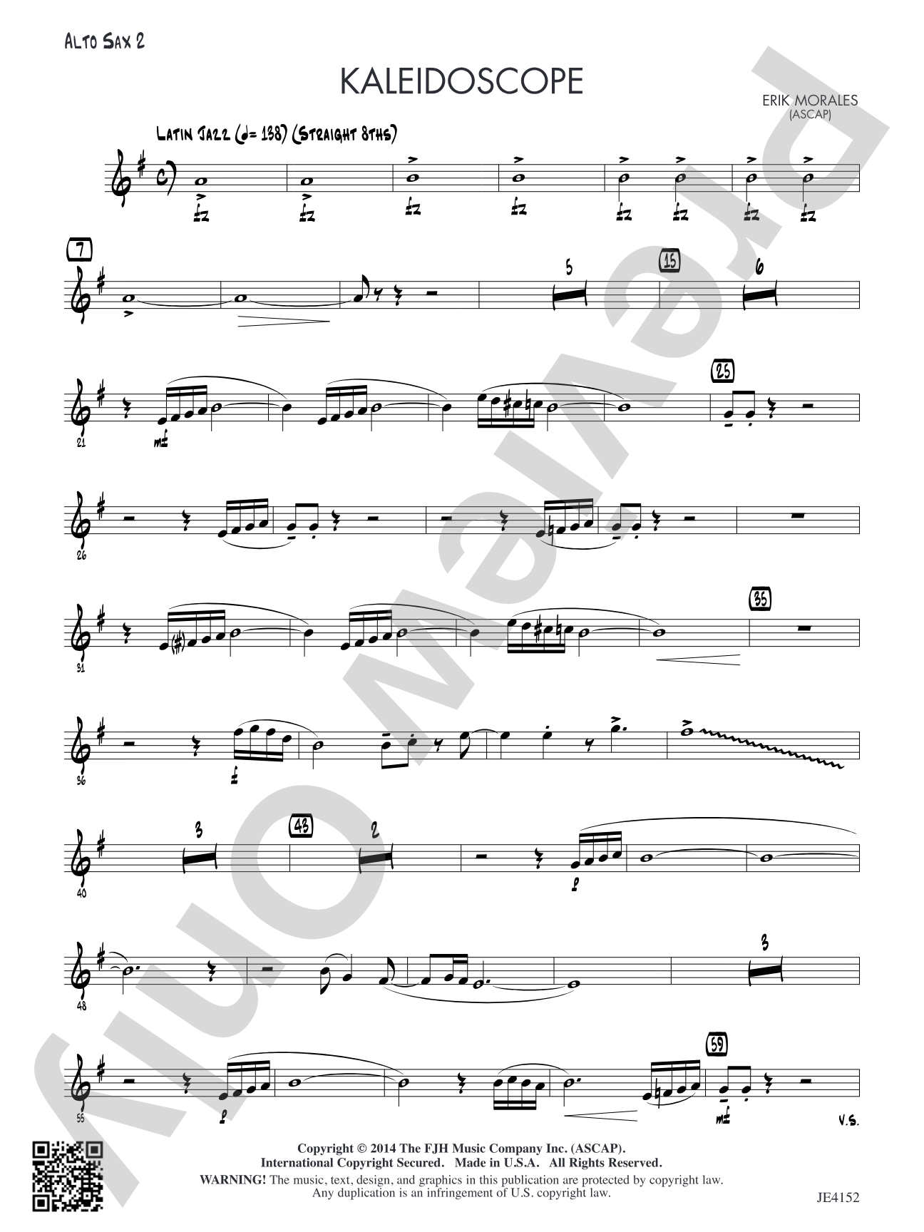 Kaleidoscope: Alto Sax 2