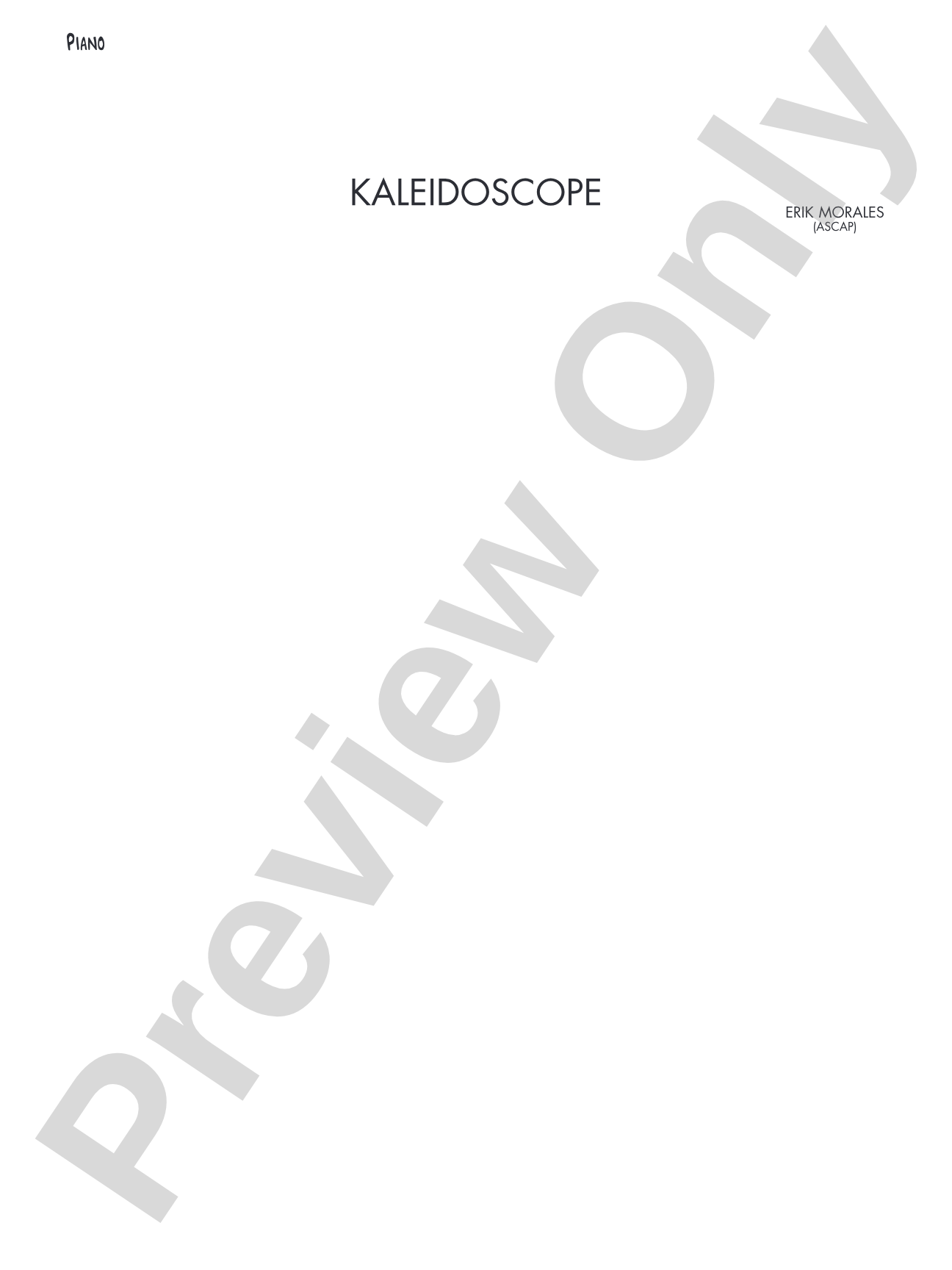 Kaleidoscope: Piano