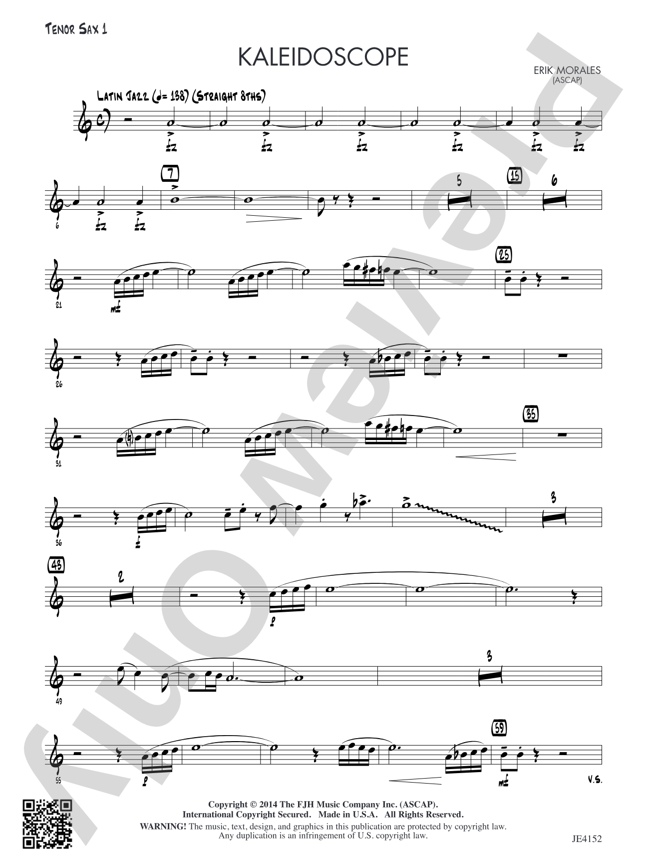 Kaleidoscope: Tenor Sax 1