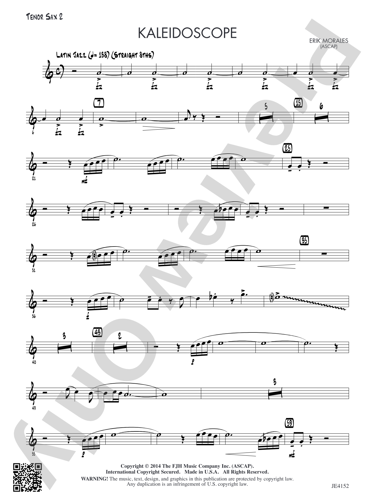 Kaleidoscope: Tenor Sax 2