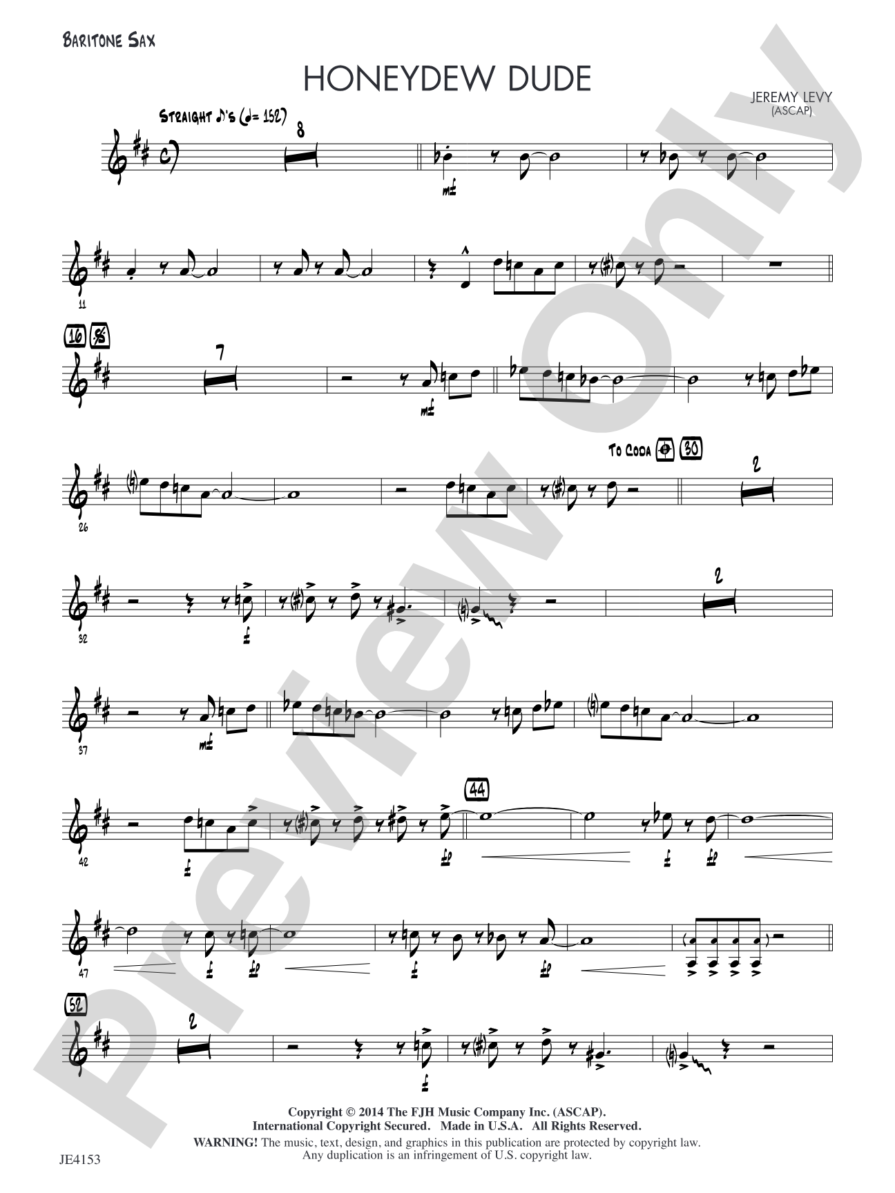 Honeydew Dude: Baritone Sax