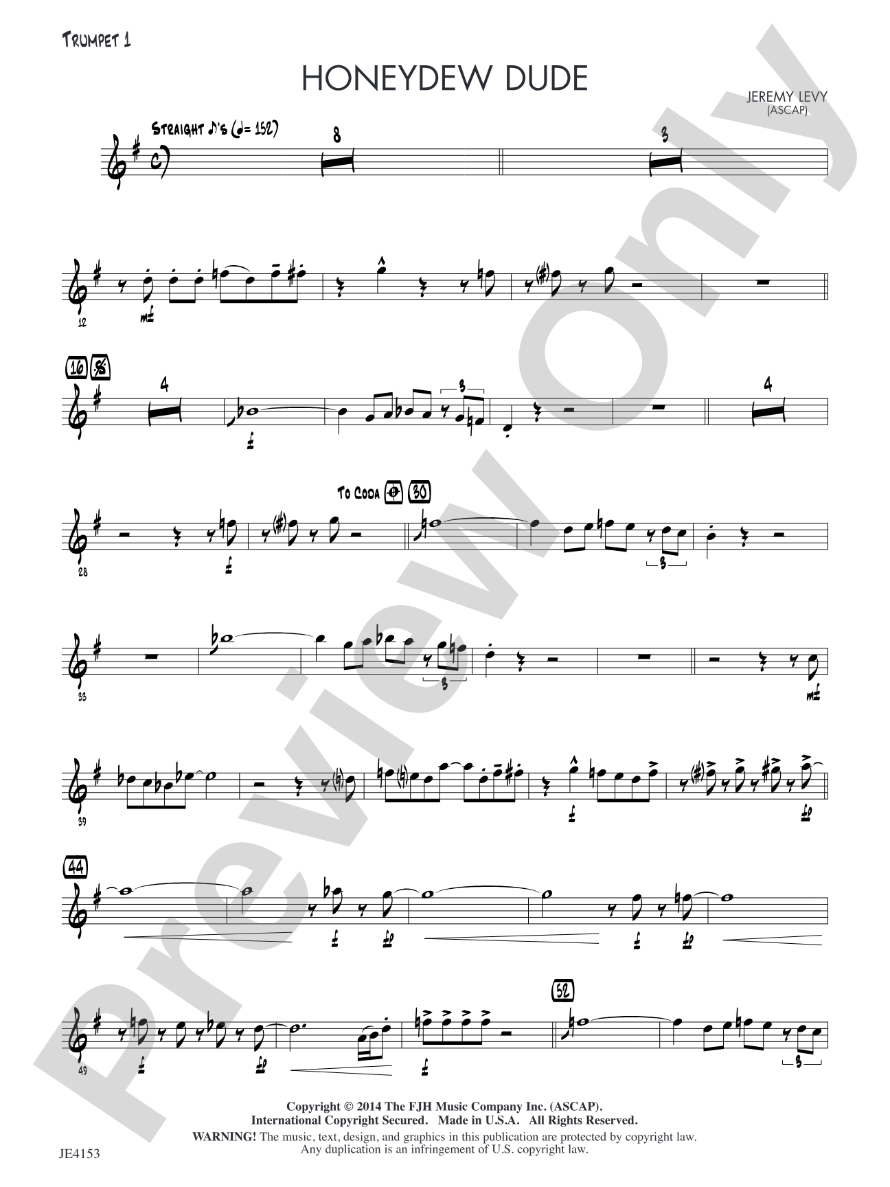 Honeydew Dude: Trumpet 1