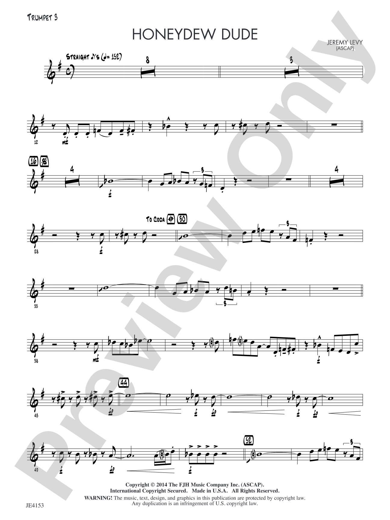Honeydew Dude: Trumpet 3