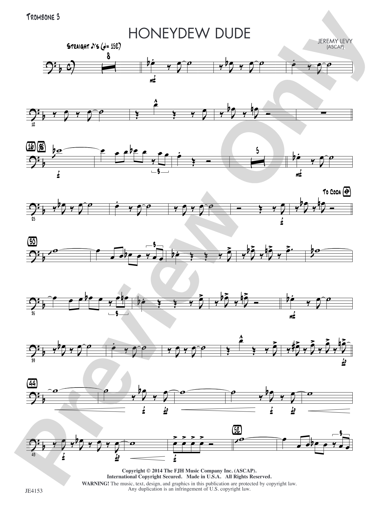 Honeydew Dude: Trombone 3