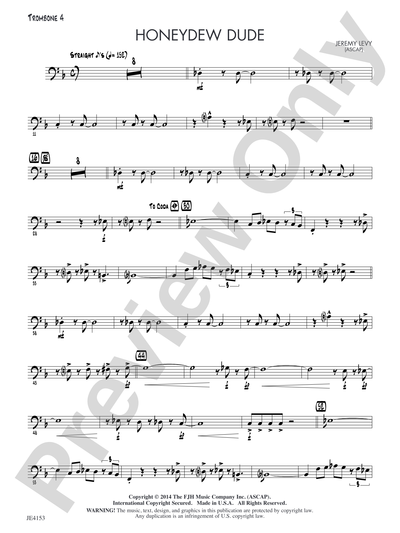 Honeydew Dude: Trombone 4