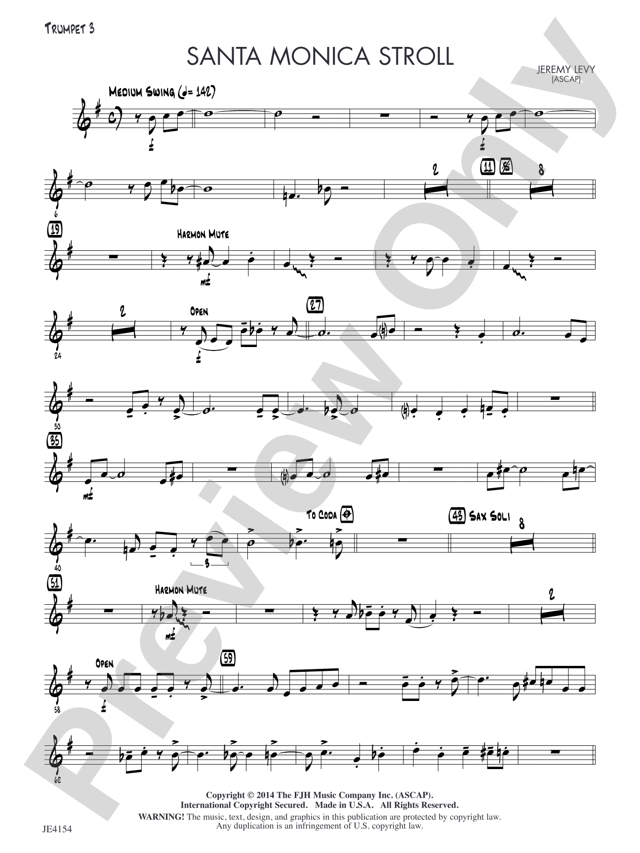 Santa Monica Stroll: Trumpet 3