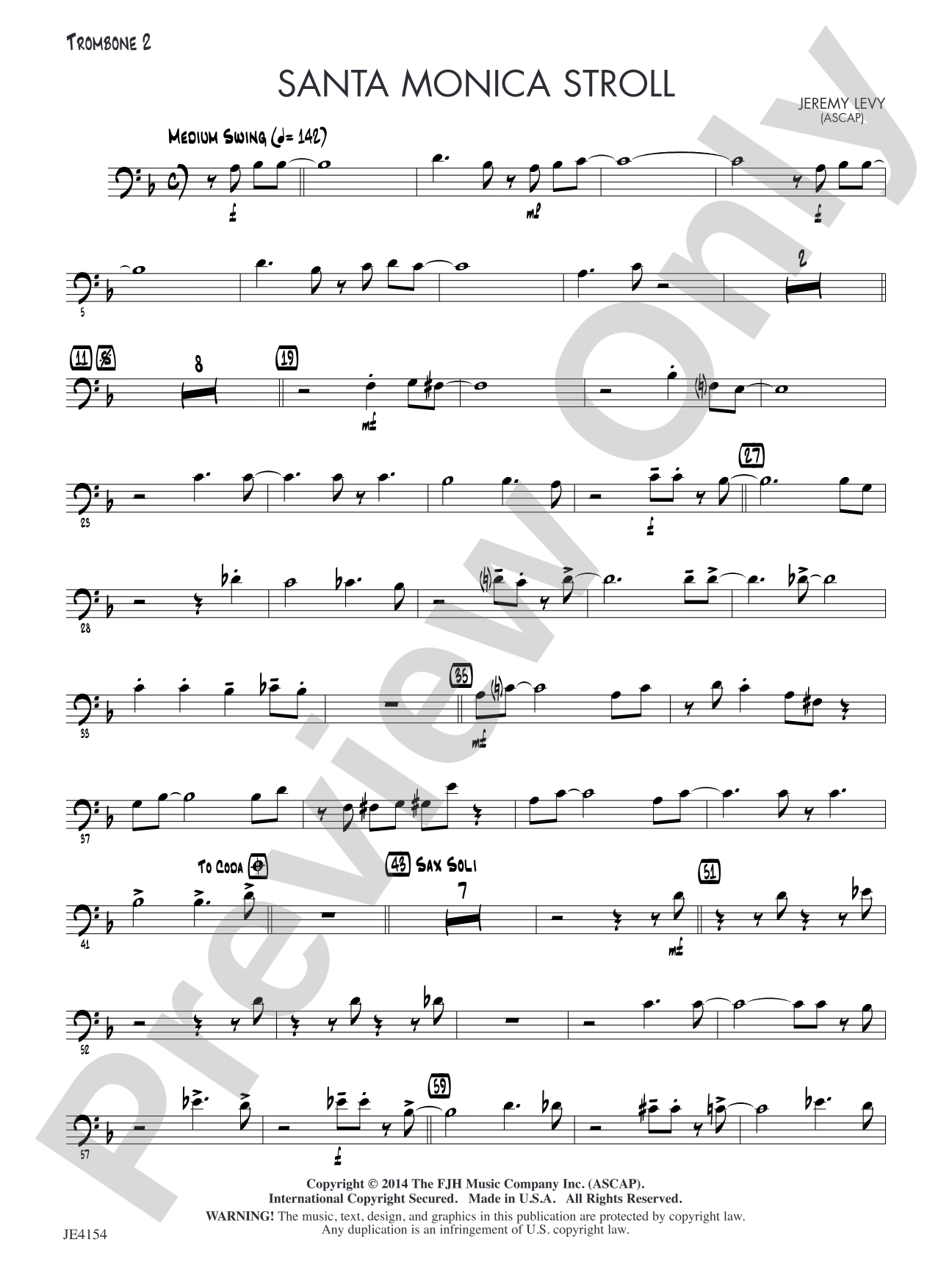 Santa Monica Stroll: Trombone 2