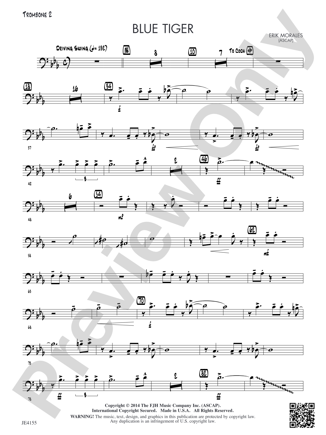 Blue Tiger: Trombone 2