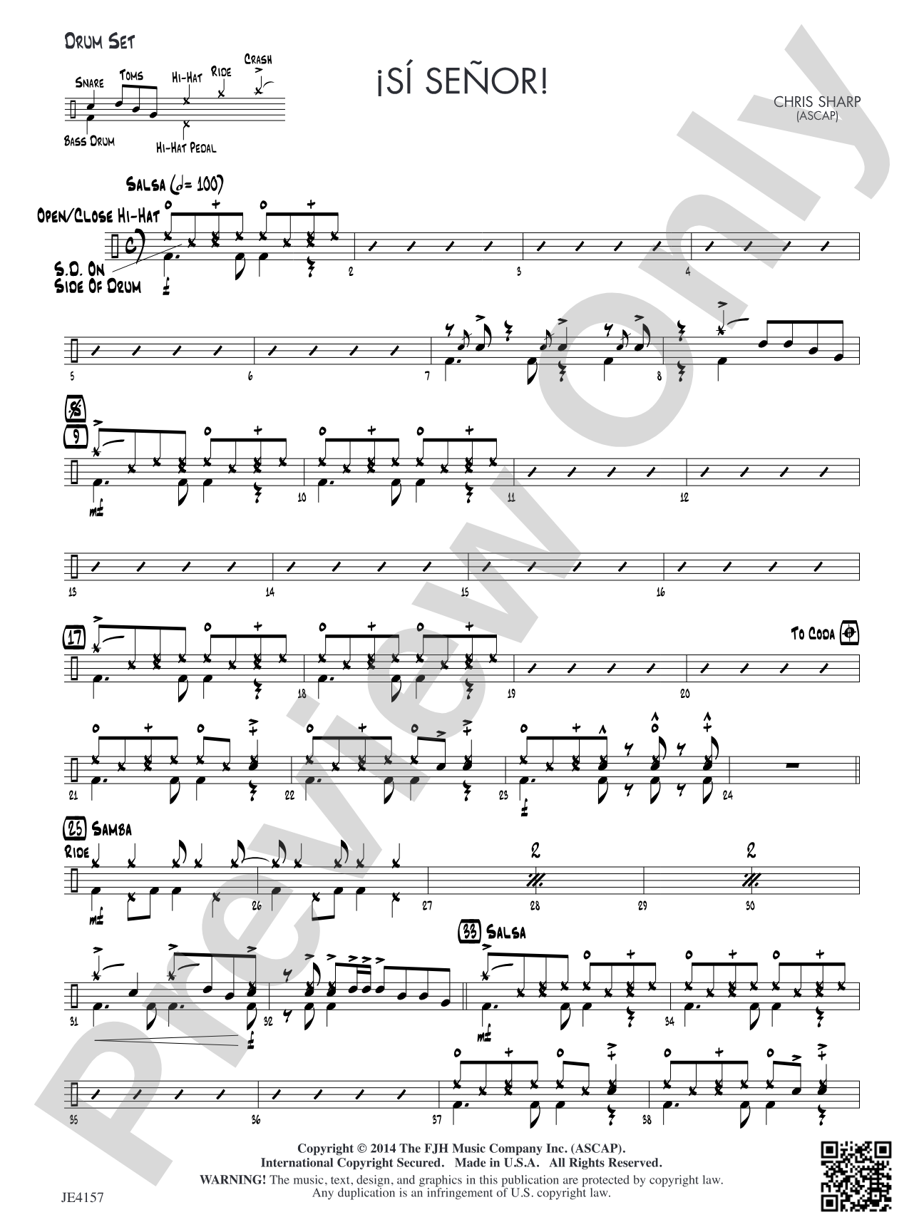 Si Senor!: Drum Set