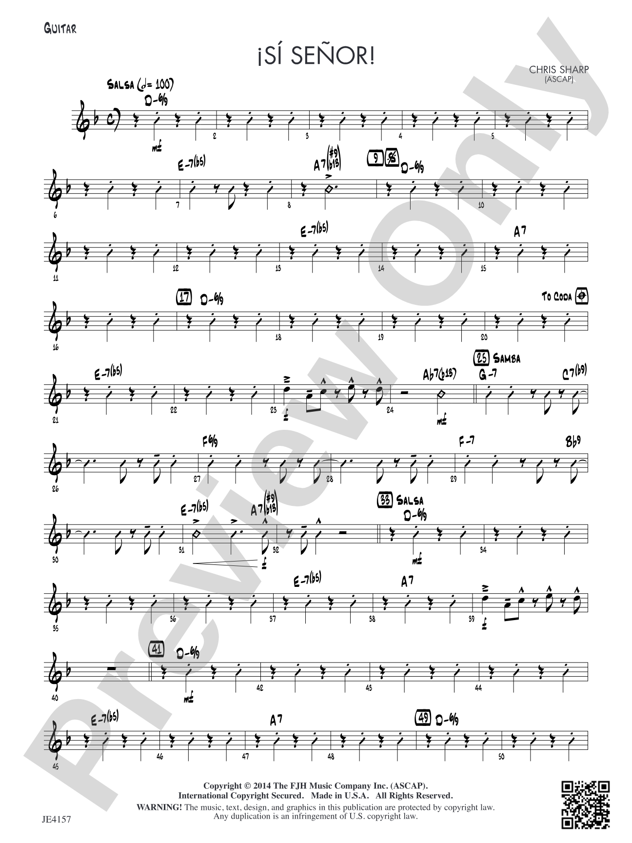 Si Senor!: Guitar