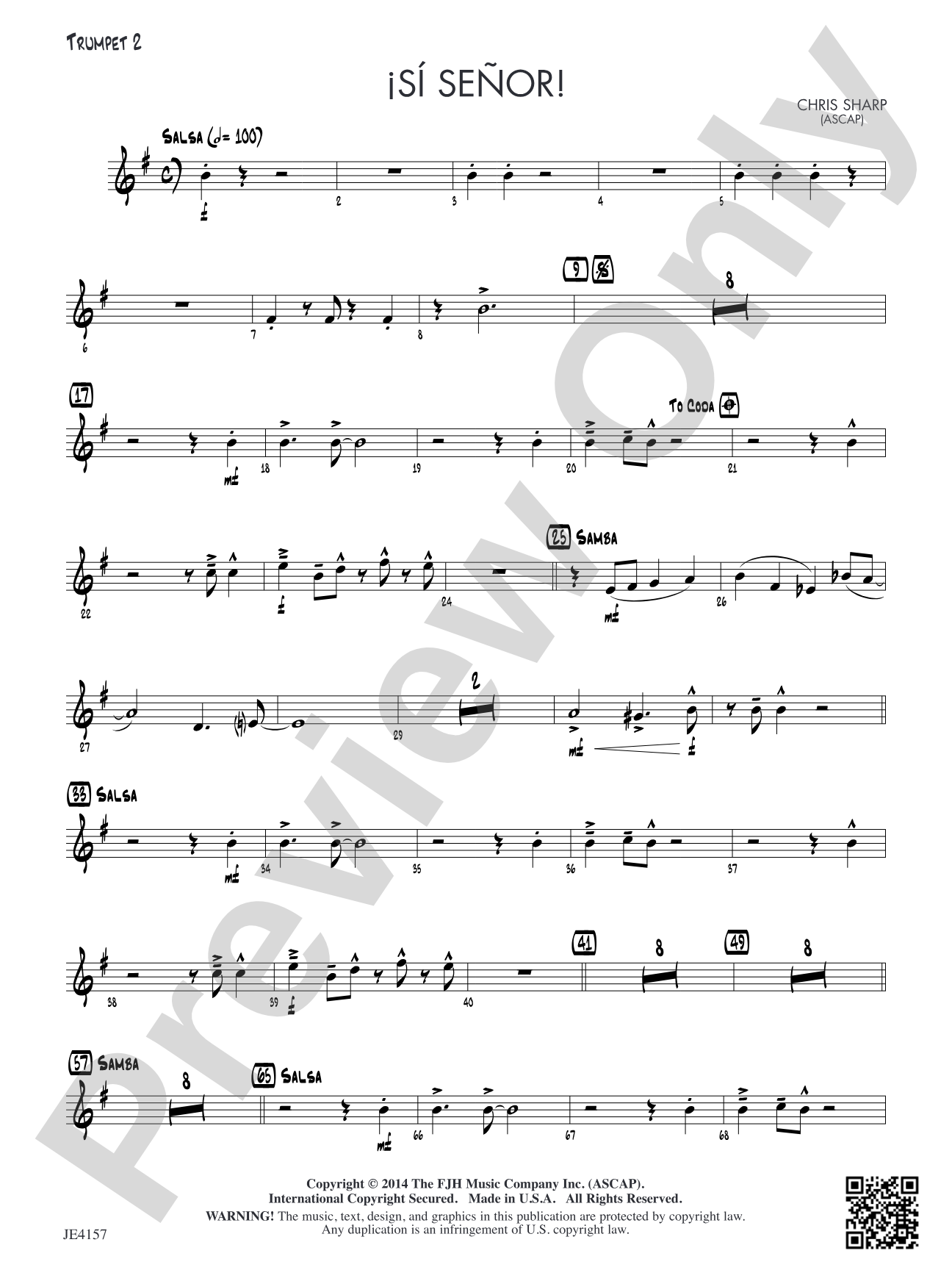 Si Senor!: Trumpet 2
