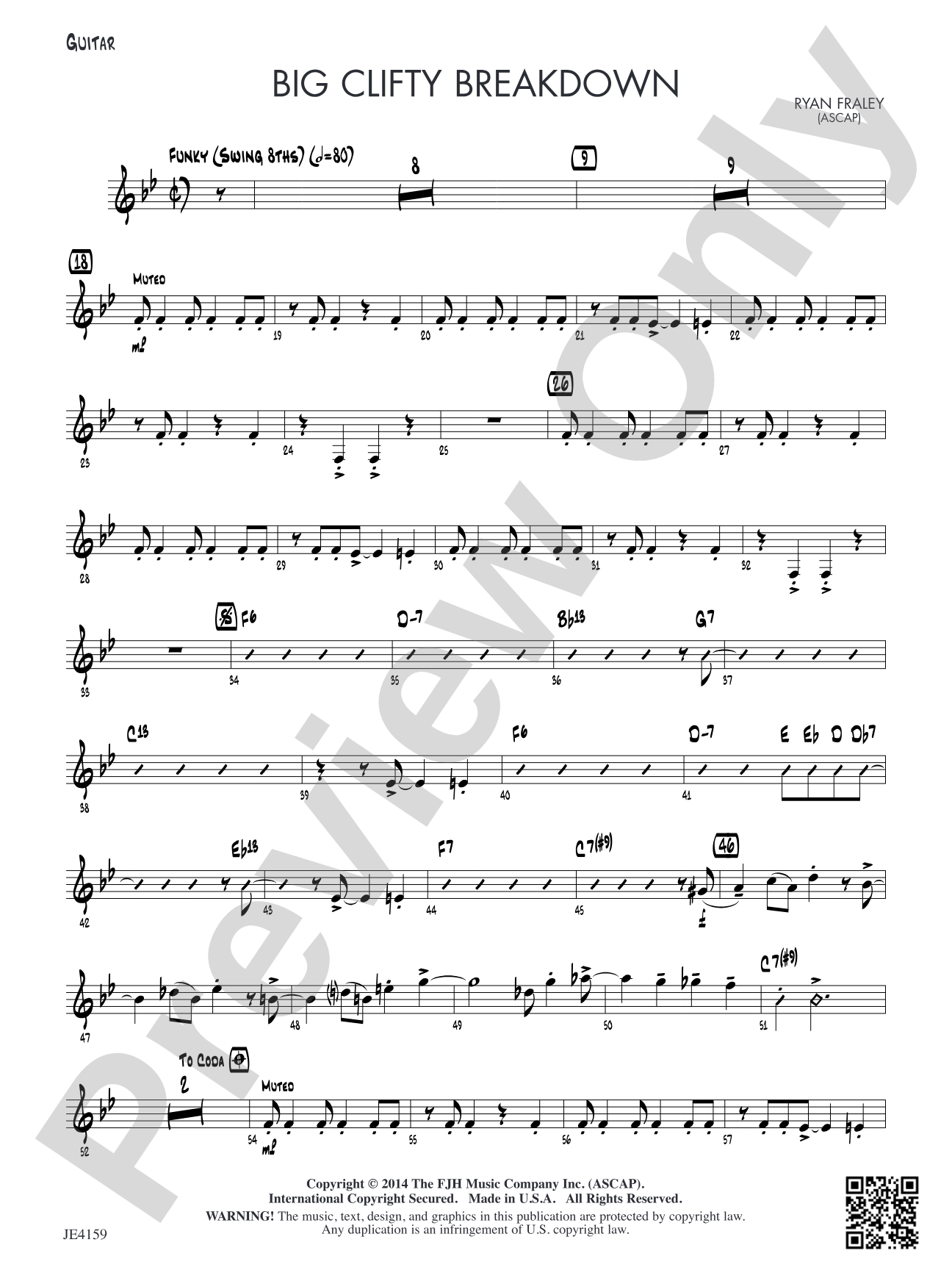 Big Clifty Breakdown: Guitar