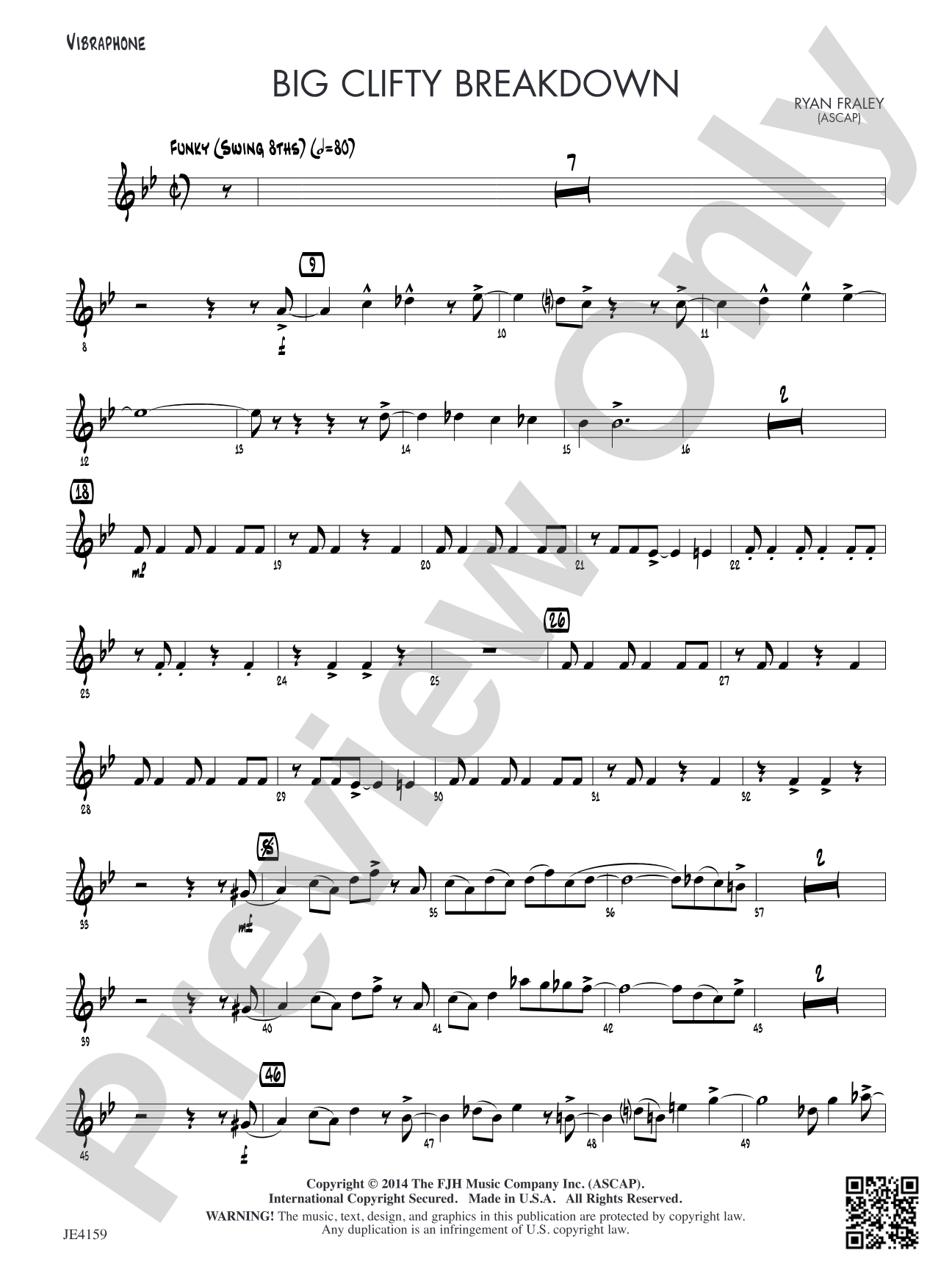 Big Clifty Breakdown: Vibraphone (opt.)