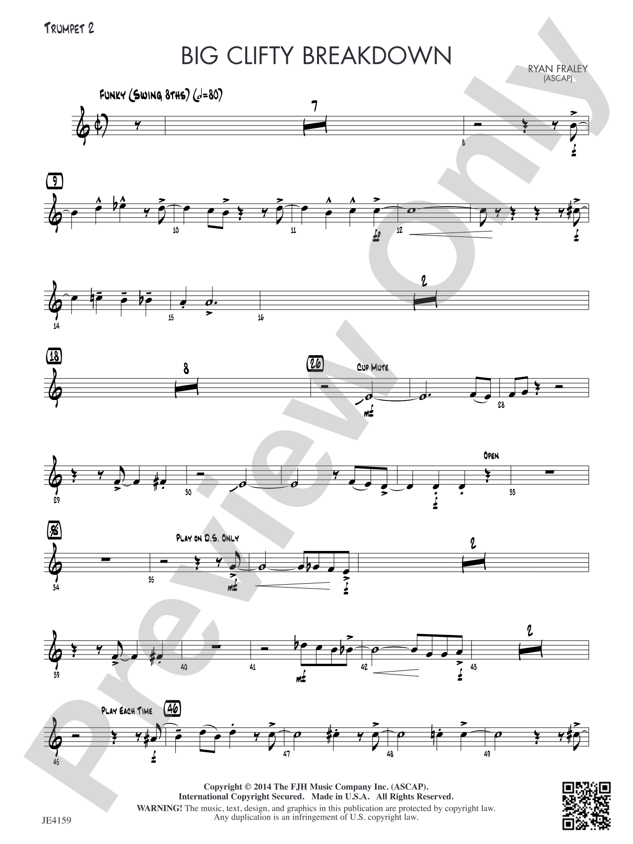 Big Clifty Breakdown: Trumpet 2