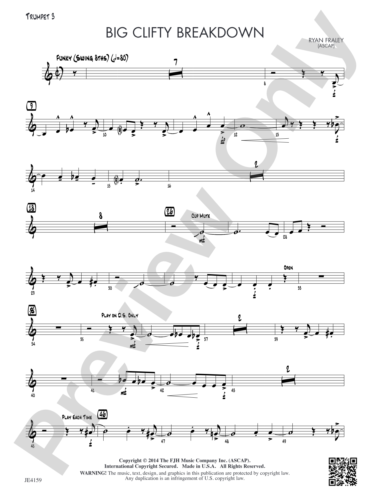 Big Clifty Breakdown: Trumpet 3