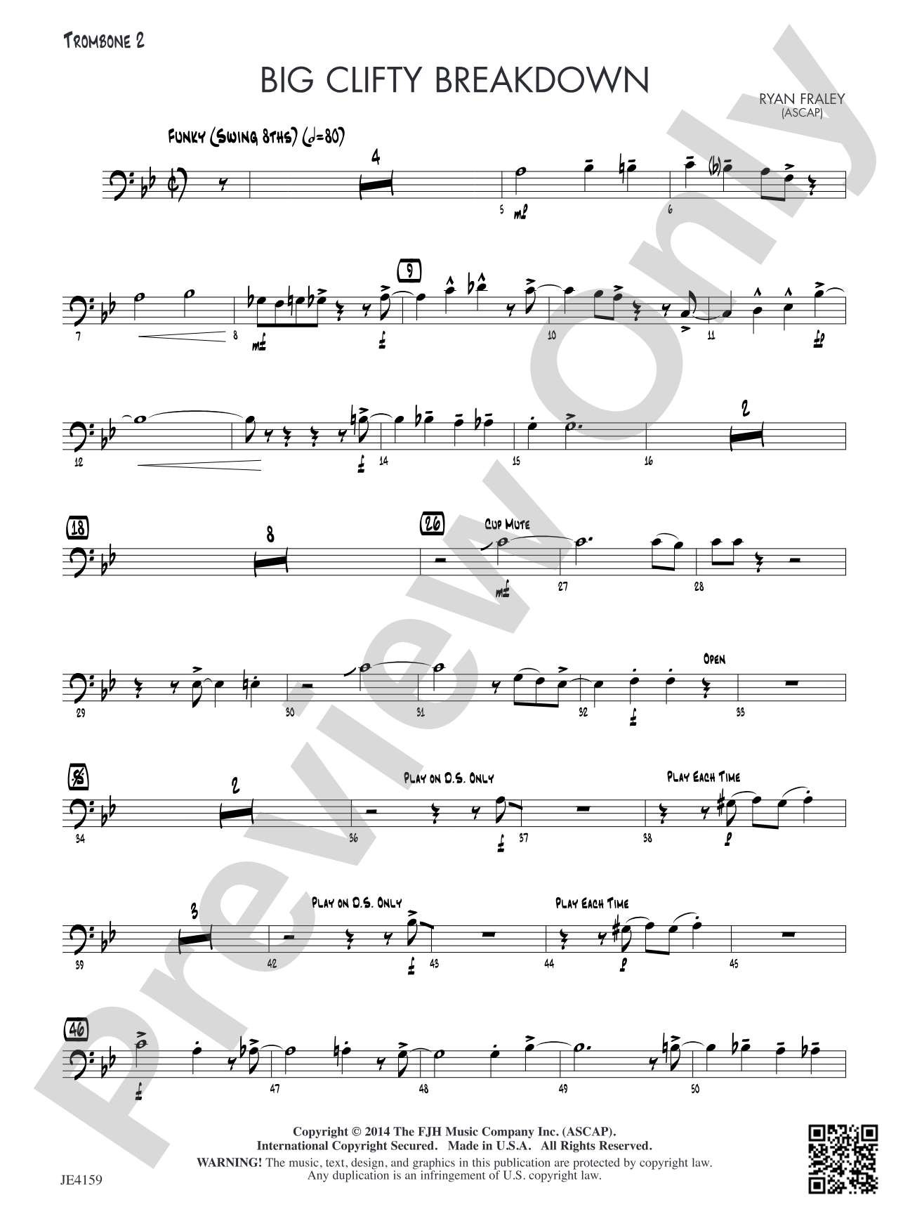 Big Clifty Breakdown: Trombone 2