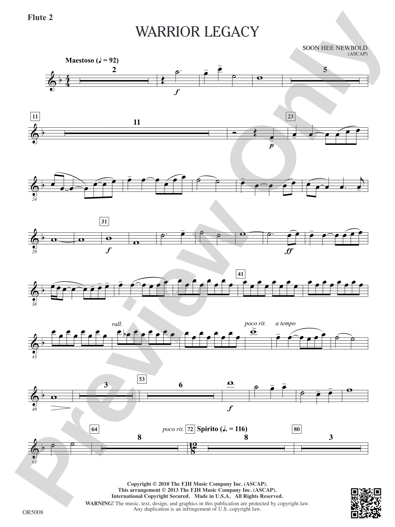 Warrior Legacy: Flute 2