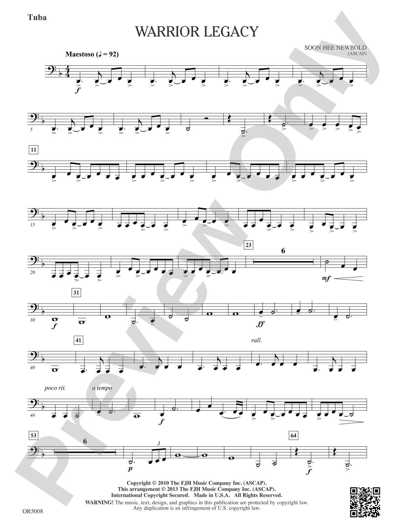 Warrior Legacy: Tuba