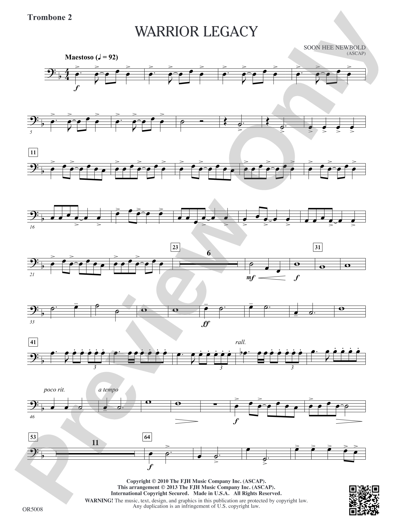 Warrior Legacy: Trombone 2