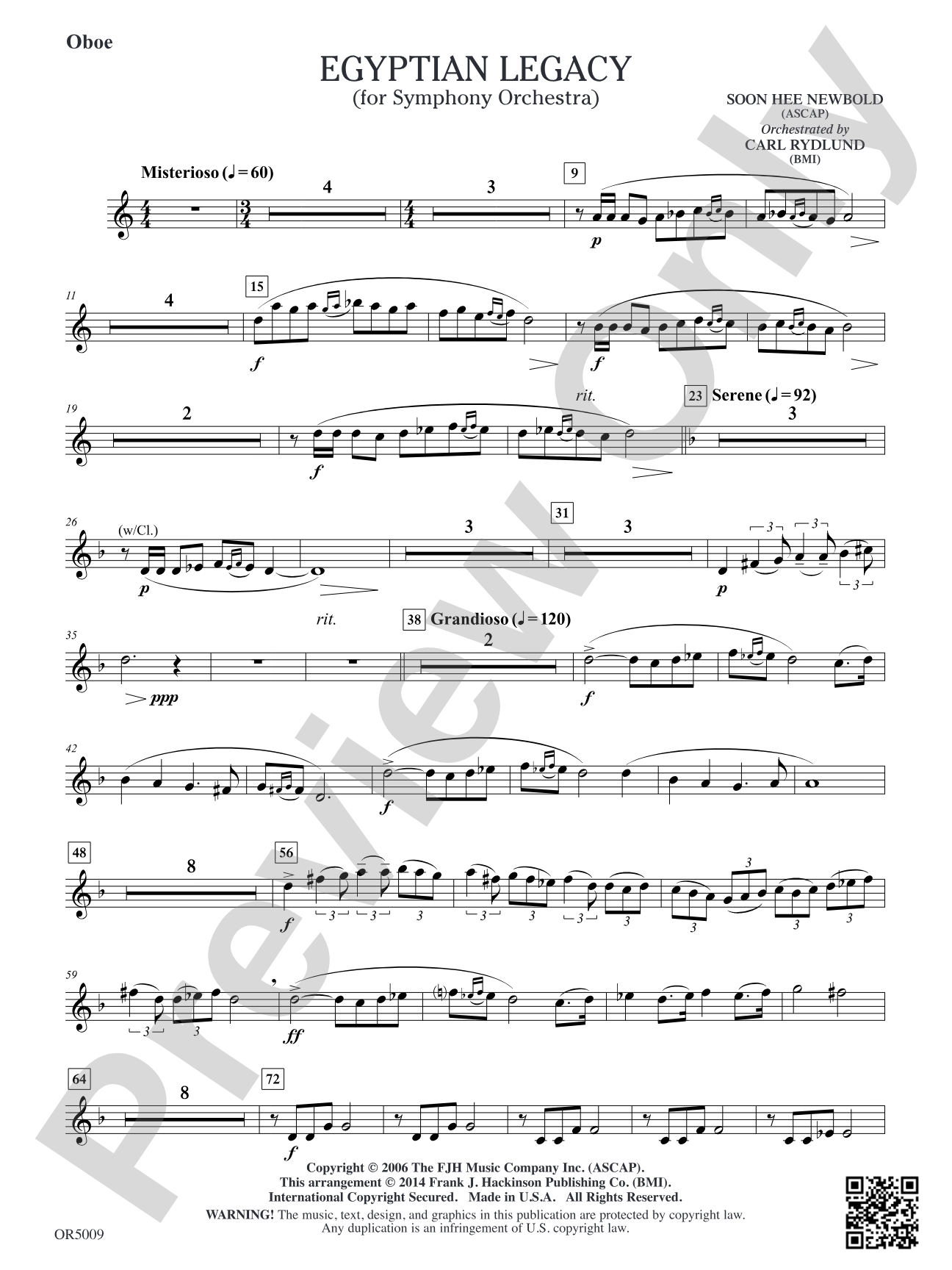 Egyptian Legacy: Oboe