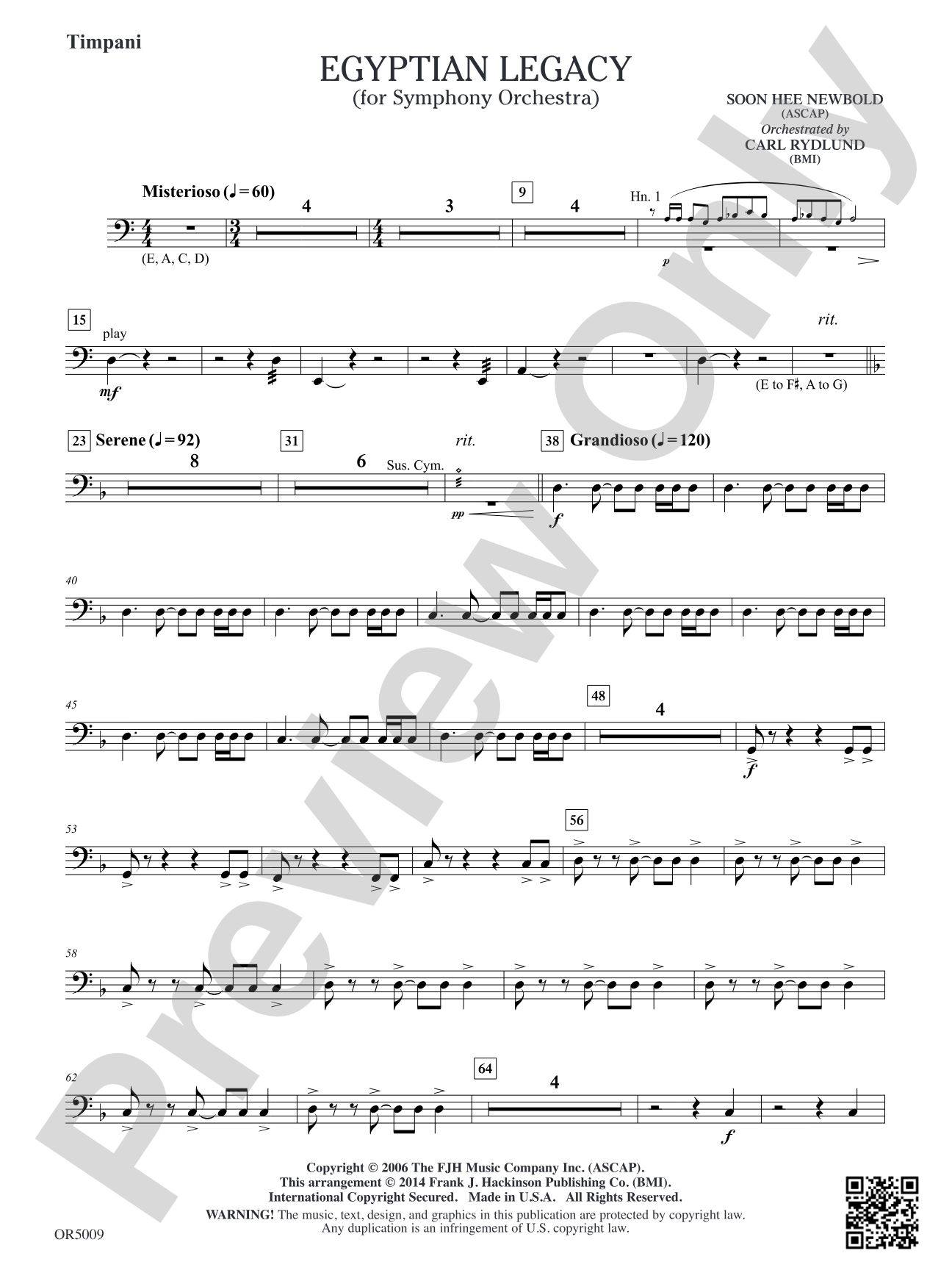 Egyptian Legacy: Timpani