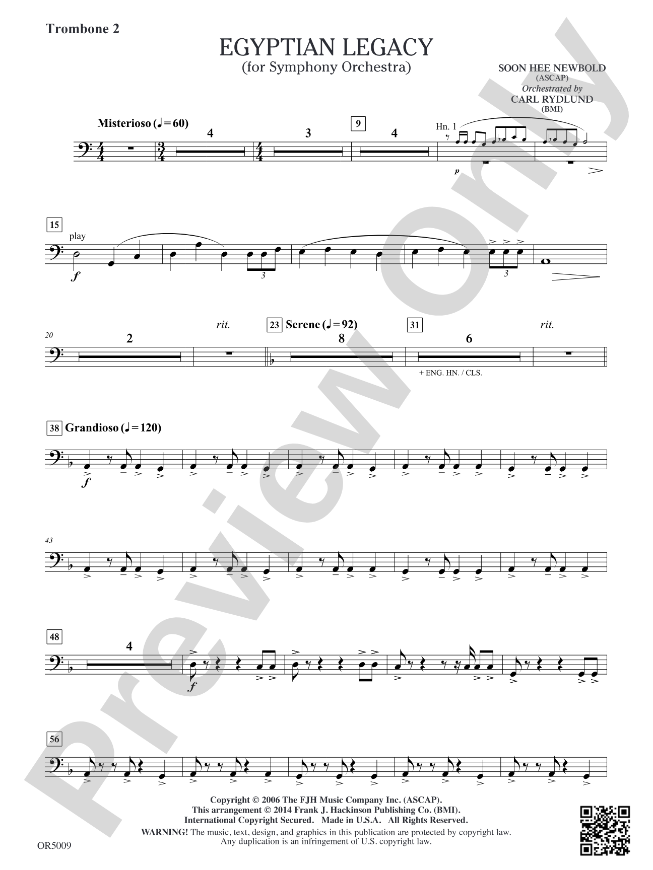 Egyptian Legacy: Trombone 2