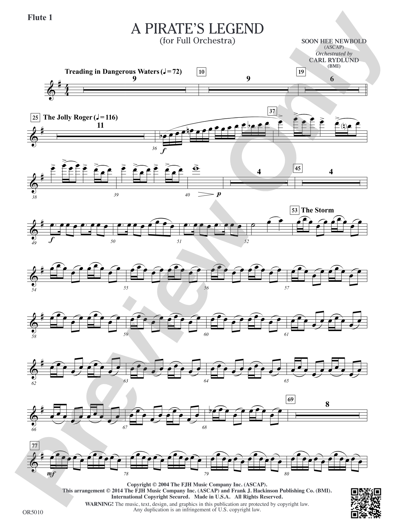A Pirate's Legend: Flute 1