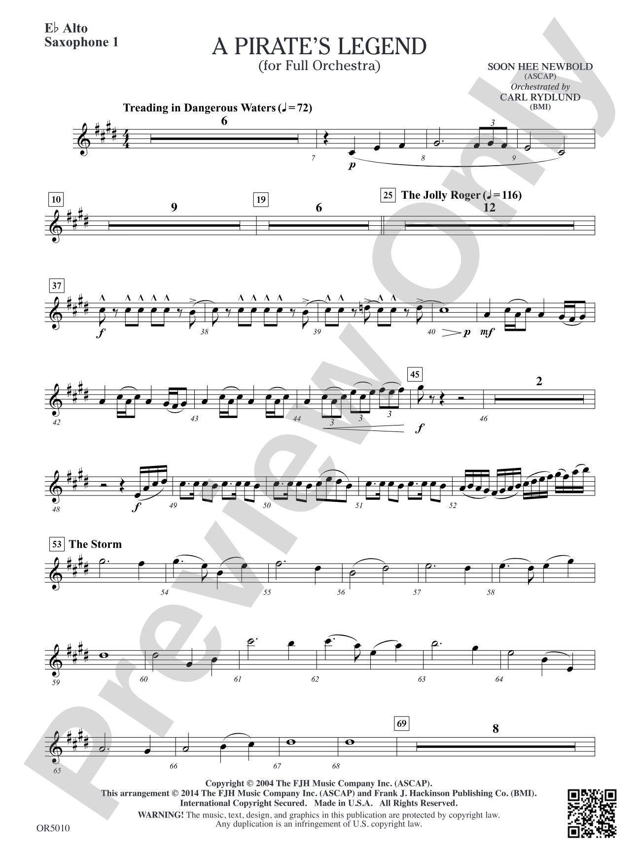 A Pirate's Legend: Optional E-flat Alto Saxophone 1