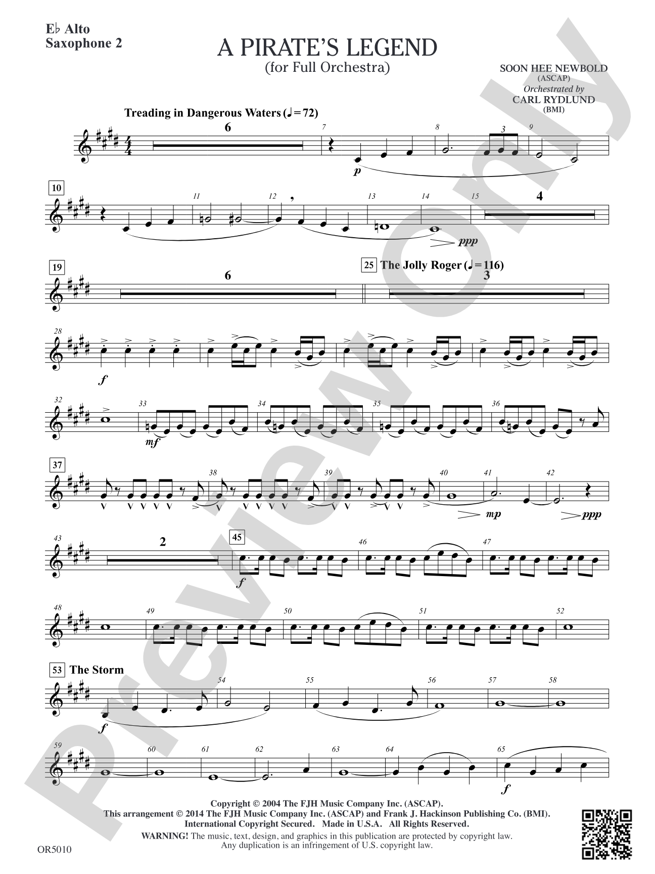 A Pirate's Legend: Optional E-flat Alto Saxophone 2
