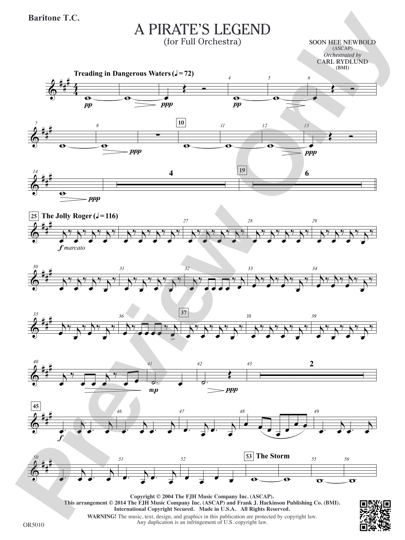 A Pirate's Legend: Optional Baritone T.C.