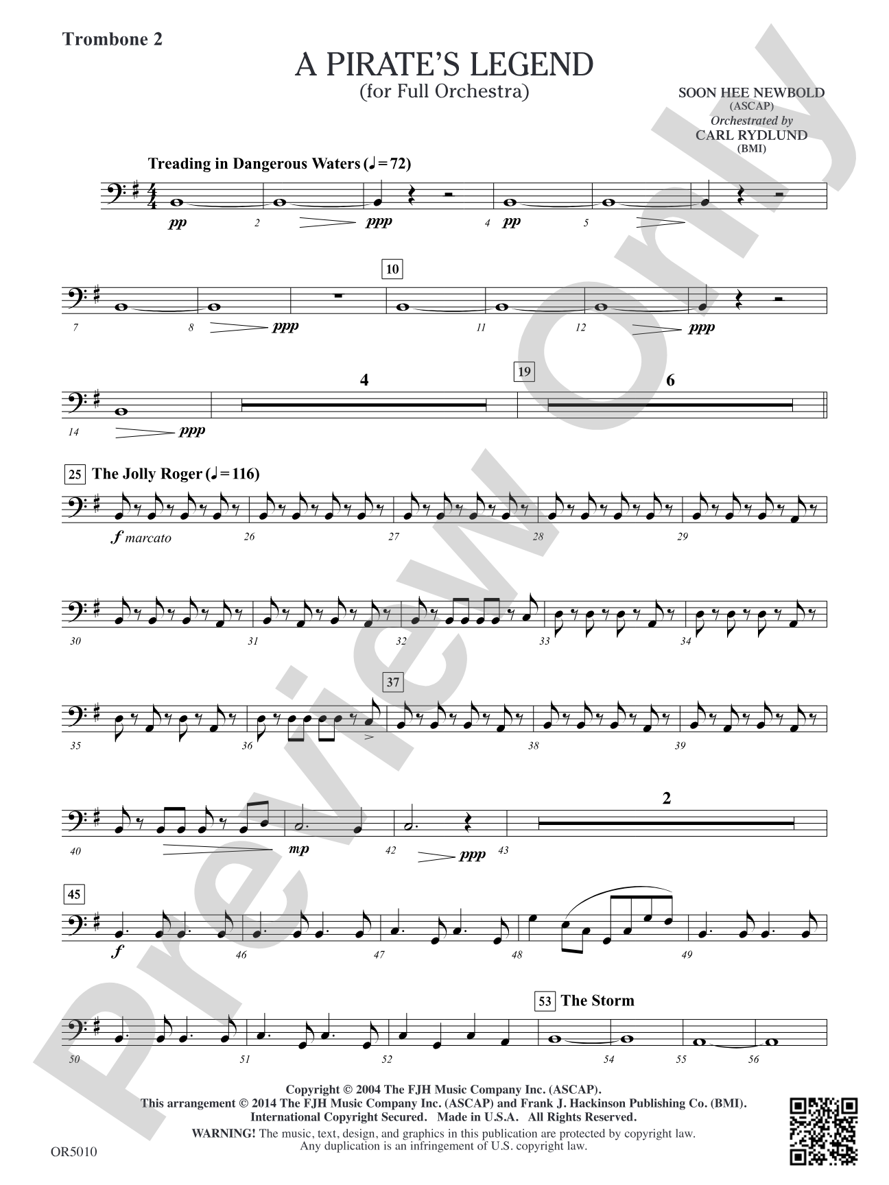 A Pirate's Legend: Trombone 2
